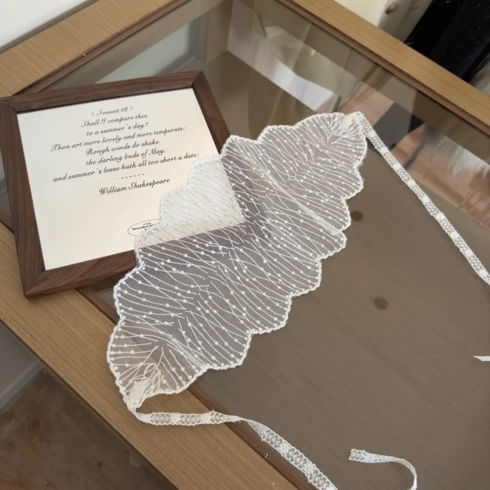 

Elegant Countryside Style Embroidery Lace Hair Scarf Flower Bowknot Triangle Bandana Hair Band Bohemia Triangle Headband Travel