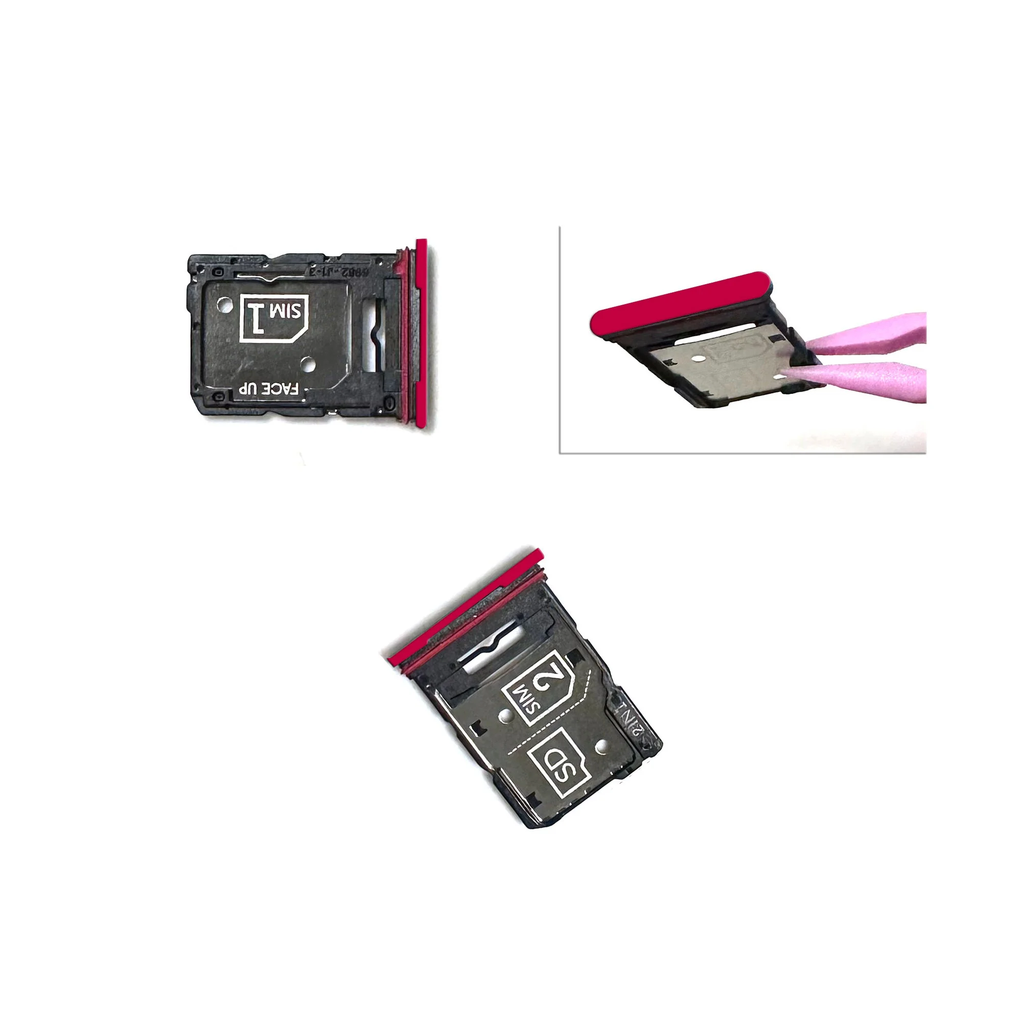 Per Motorola G82 G84 G85: Vassoio Porta Sim, Slot, Supporto, Ricambi Per Riparazione