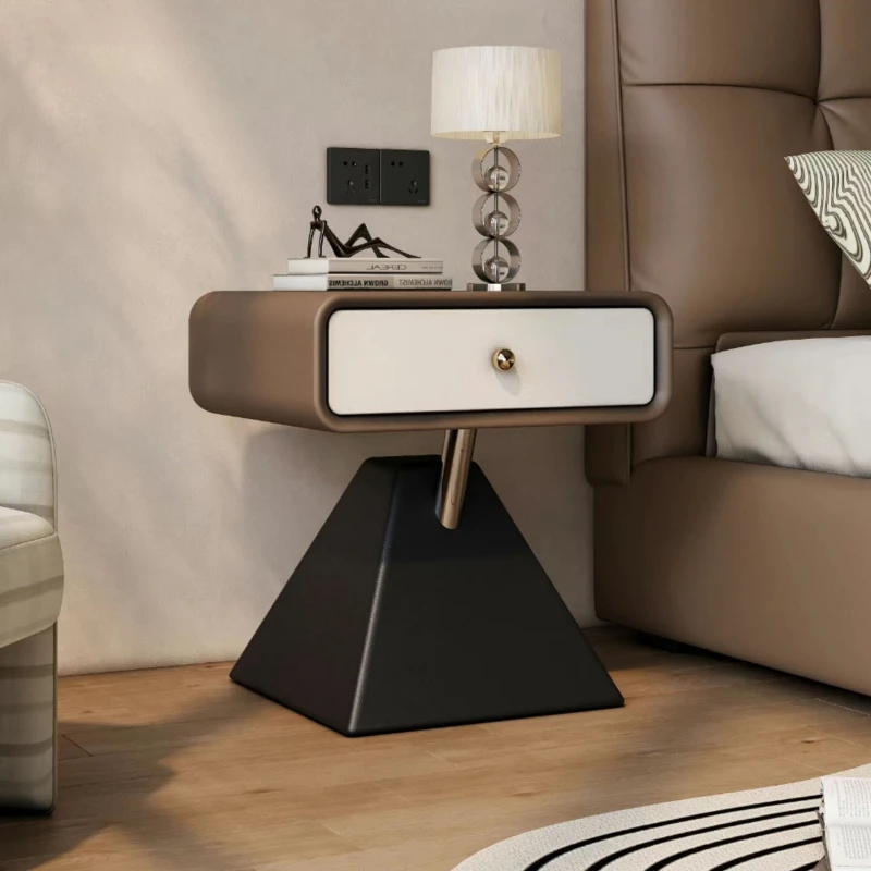 Decor Unique Bedside Table Drawers Luxury Storage Cool Makeup Simple Nightstand Comfortable Bedroom Muebles Salon Furniture