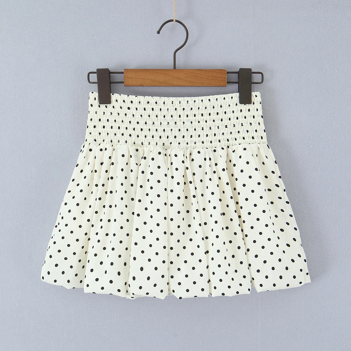 Withered Sweet And Fresh Printed Polka Dot Fluffy High Waisted Skirt, Short Skirt For Women Skirt Woman Clothing Faldas Skirts