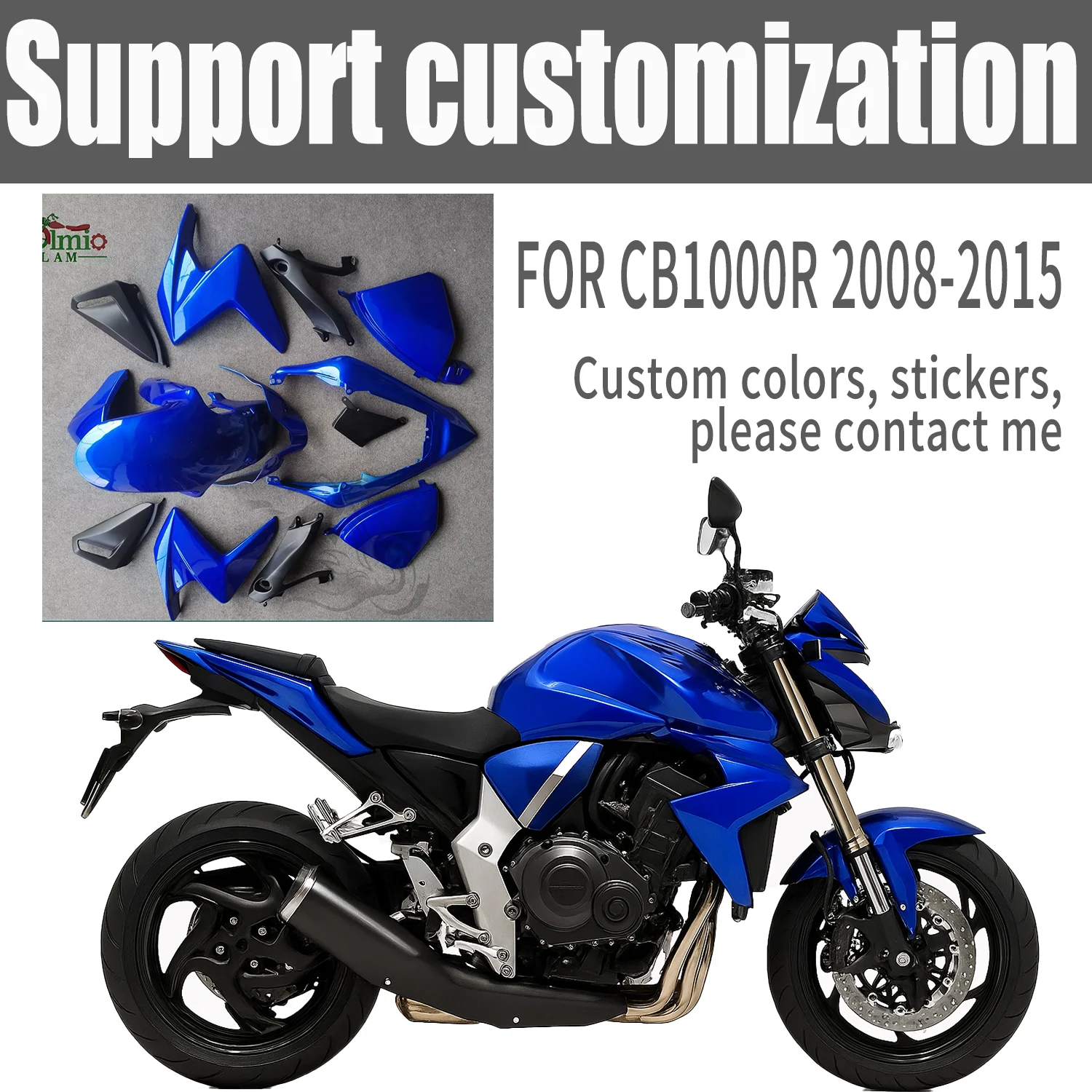 

Аксессуары для мотоциклов, пригодные для HONDA 2008-2015 CB1000R CB 1000 R CB1000 R 2009 2010 2011 2012 2013, комплект обтекателей, комплект кузова