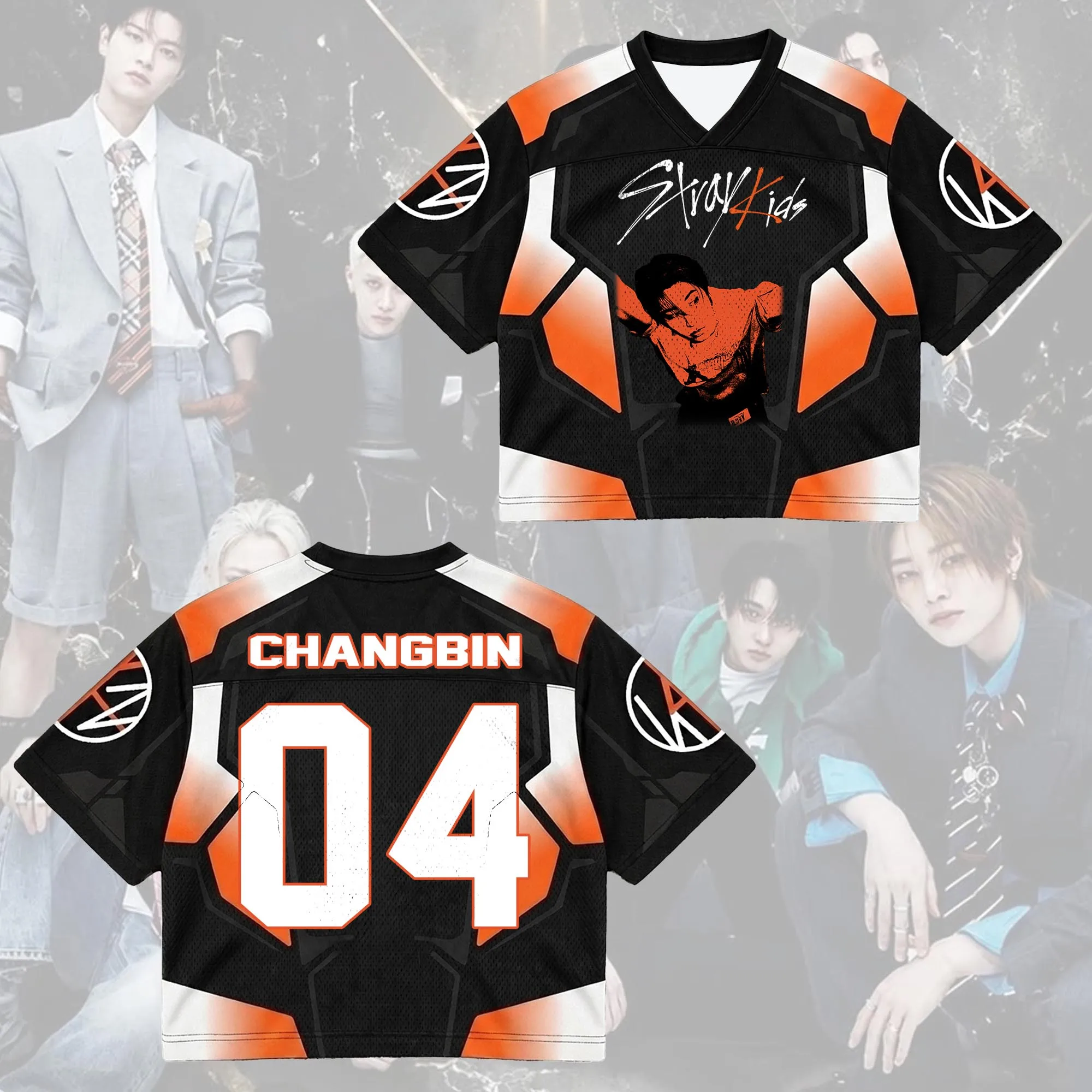 2026 Stray Kids Face This & That Album 3D-gedrucktes Jersey Herren Sommer Outdoor T-Shirt Atmungsaktive Schnelltrocknende Streetwear-Kleidung – Detail 4