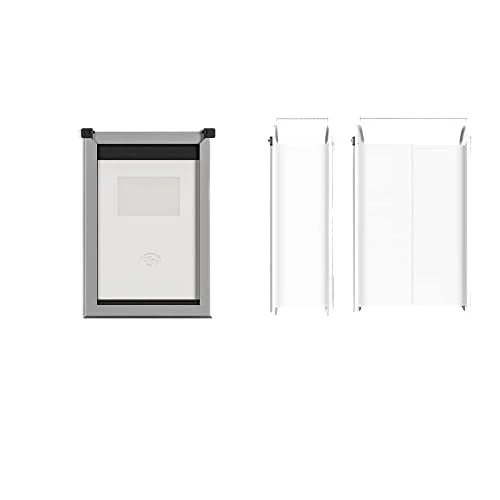 Modern Style Steel Energy Efficient Door Telescoping Tunnel Double Magnetic Flaps Easy Installation Pet Door Steel Frame