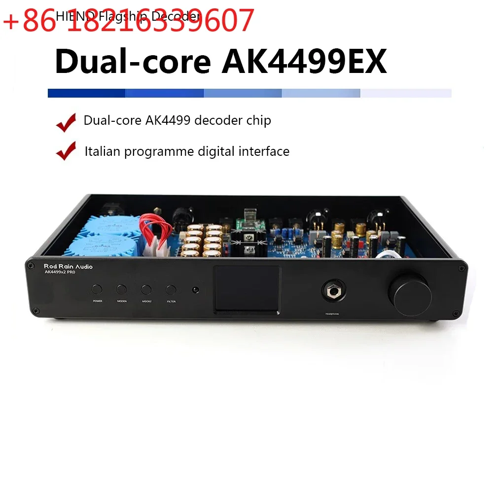YAO Signature Audio Decoder Dual AK4499EX DAC QCC3084 Bluetooth 5.4 HIFI Audio Decoder AMANERO USB Daughter Card DSD512 384KHz