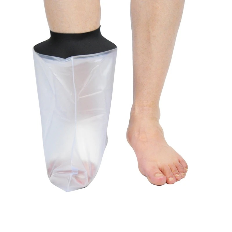 Waterproof Cast Cover Leg For Adult Ankle Shower Bath Watertight Foot Protector Wounds For Swimming Bath Accessories