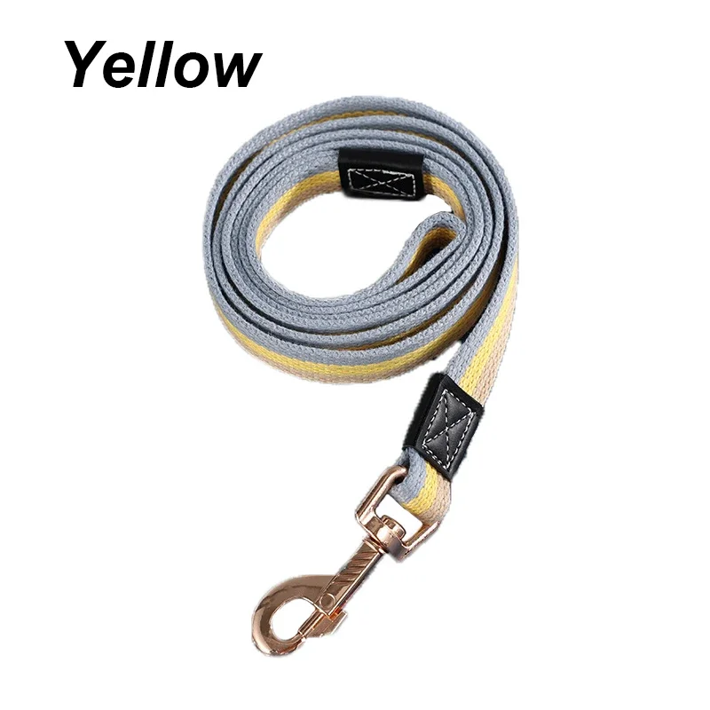 Dog Leash For Walking And Training Durable Canvas Traction Rope_voghion.com