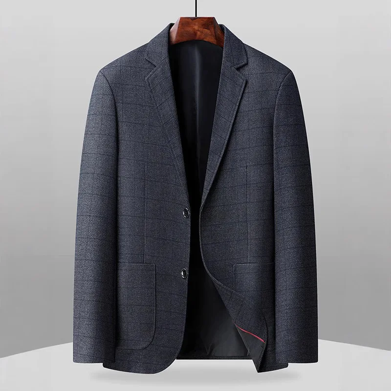 2026 Men's Lightweight Spring New Style Suit Men's Middle-aged Dad's Suit Jacket Business Casual Shirt Gentleman