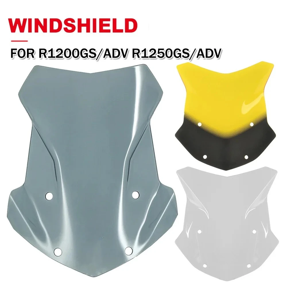 Windscreen Windshield Motorcycle Accessories Wind Deflector For BMW R1200 R1250 GS ADV For Adv GSA 2013-2023 Wind Deflectors