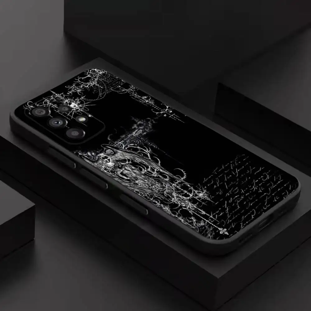 Dark Gothic Cybersigilism For Samsung S 26,25,24,23,22,30,21,10,9,Ultra,Plus,Lite,FE,4,5G Phone Case Black Soft Case view 3
