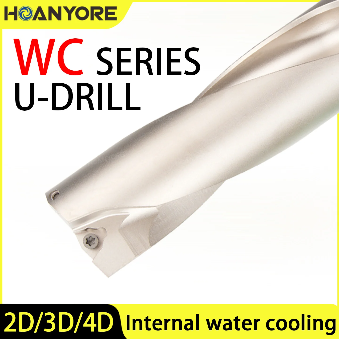 WC Series Drill Bites Insert Drill Metal Drill Bits 13mm-50mm Depth 2D 3D 4D Indexable U Drill Machinery Lathes CNC Water