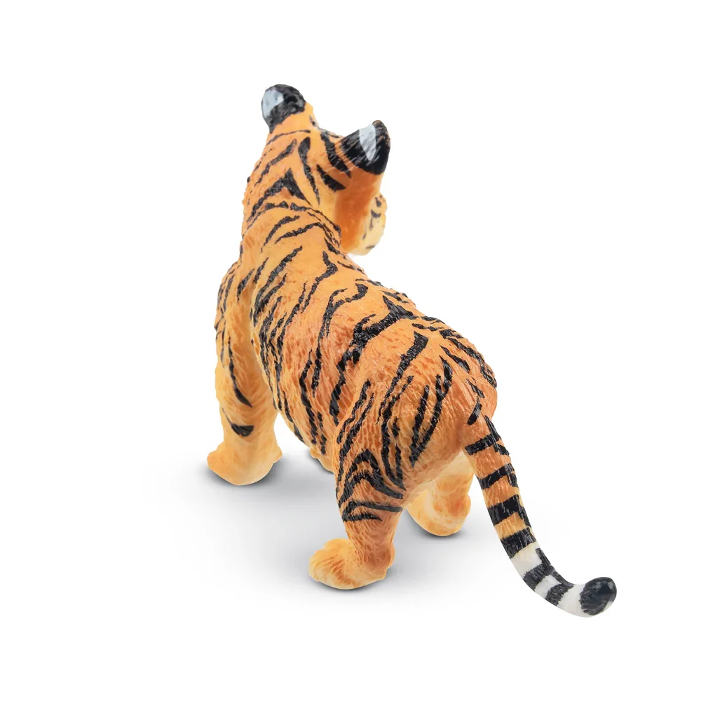 Tigre Cub debout de simulation pour enfants, modèle animal quelque part, mini figurines, poupées d'action, jouets d'Auckland, cadeau de décoration de gâteau