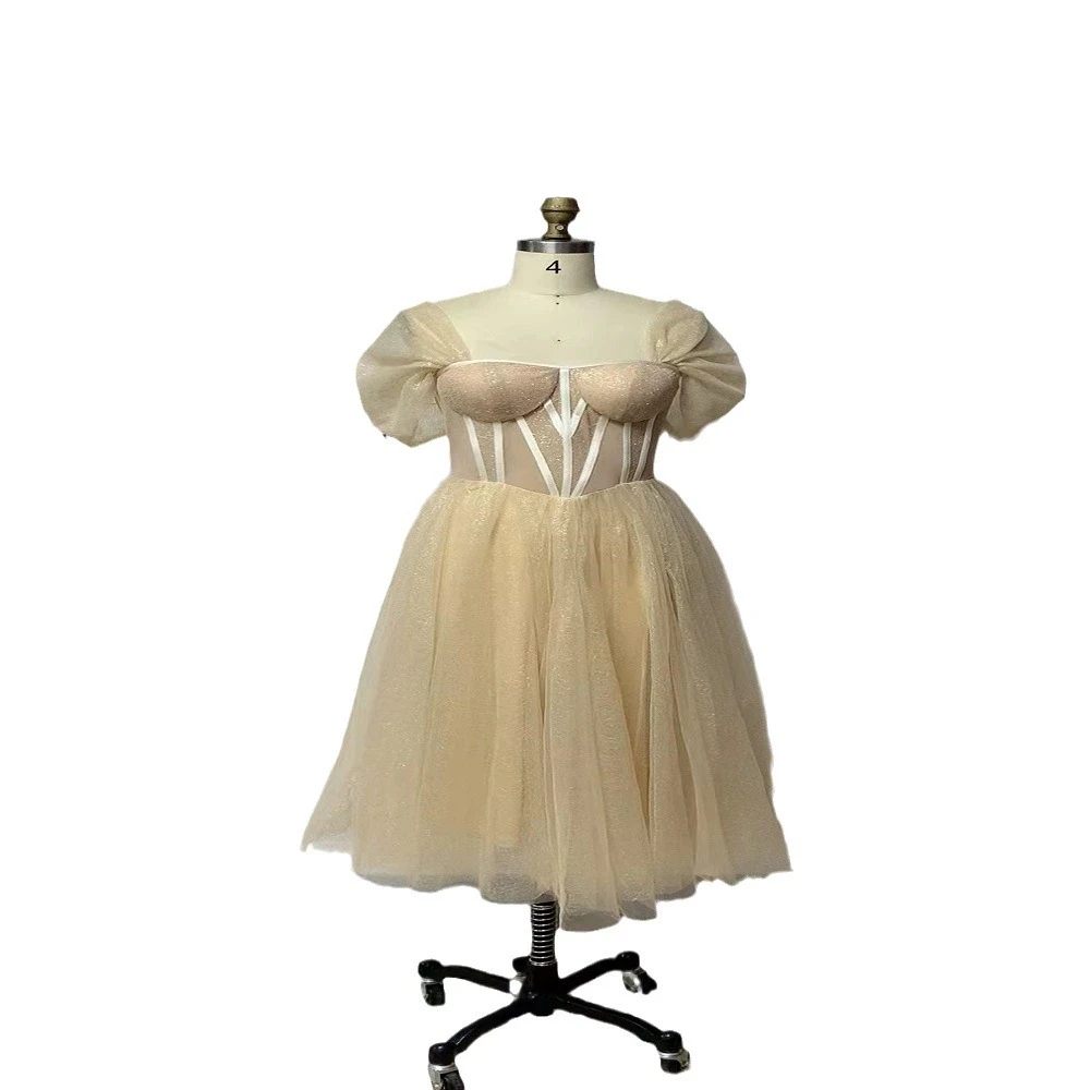 Evening dress women's wedding dress toast long dress summer celebrity fairy temperament high waist backless luxury-GZXX1234