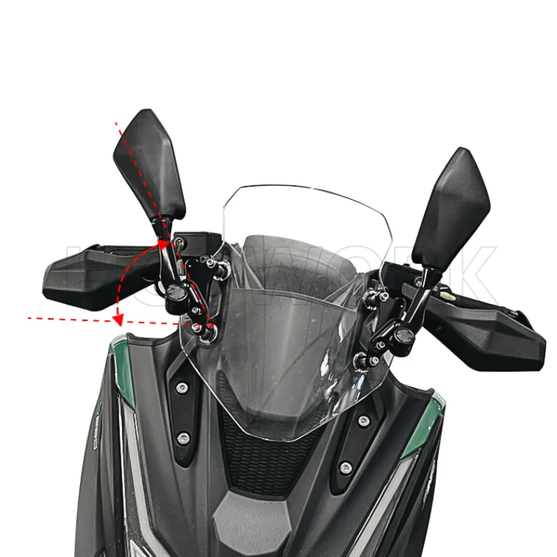 Motorcycle Accessories Rearview Mirror Foldable for Kymco Xciting S350