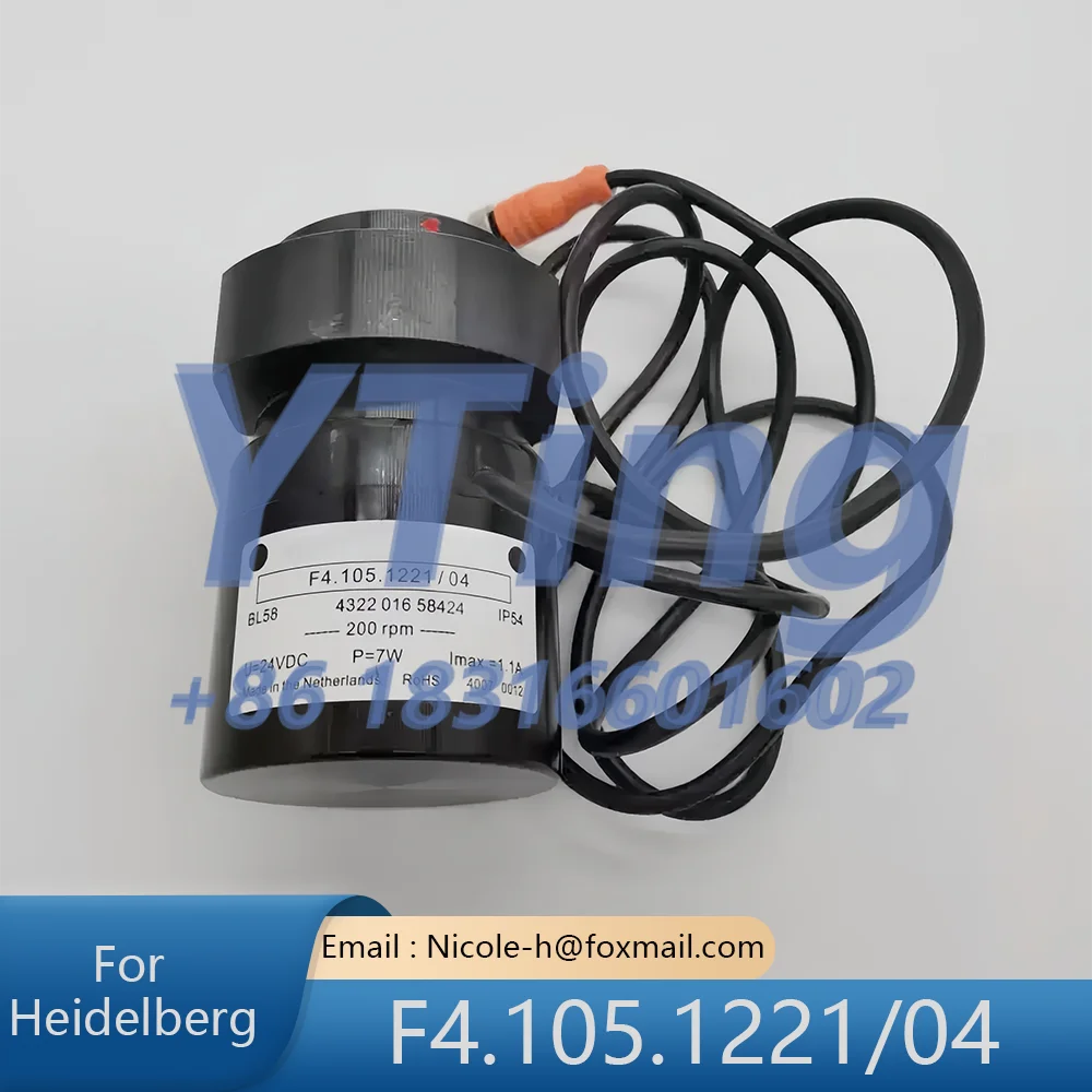 

Heidelberg Printing Machine Accessories CD102XL105 Fanfold Motor F4.105.1221/04
