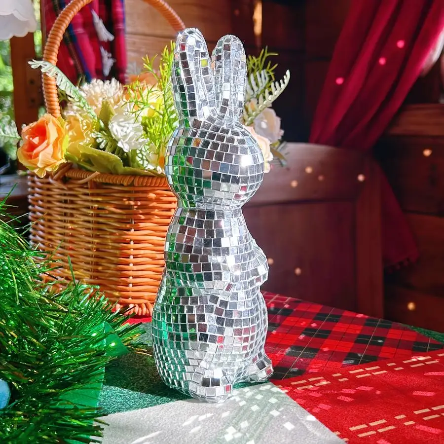 1/5/10/20/50/100pcs Adorable Disco Bunny, Easter Bunny, Suitable for Home Decor | Party Setups, Easter and Valentine's Day Gifts