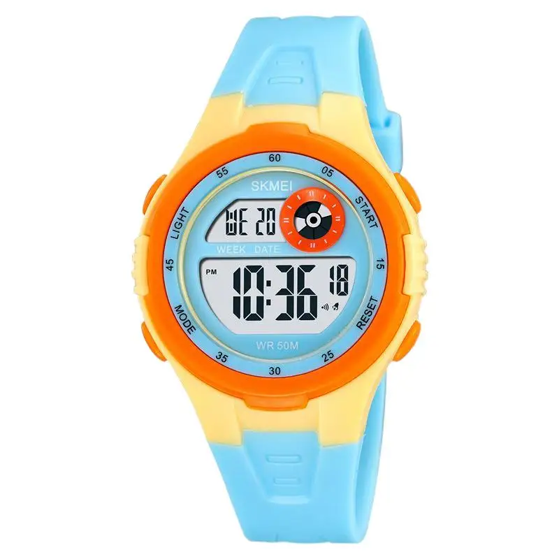 SkmeiNew موضة المنبه ساعة إلكترونية ساعة الطالب الترفيه في الهواء الطلق كل مباراة متعددة الوظائف ساعة إلكترونية الرجال