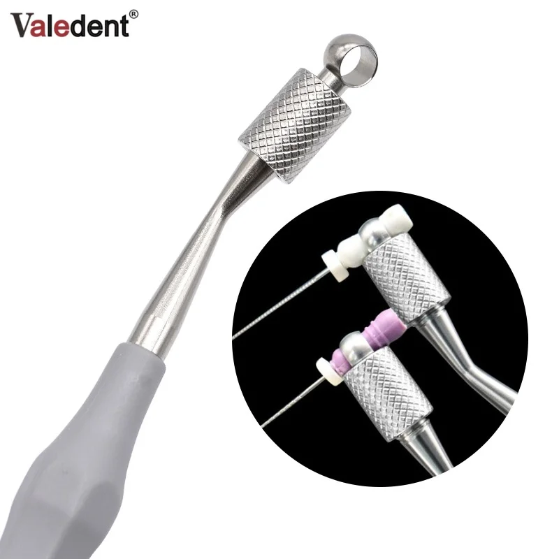 

3 pcs Dental Handheld Flexible Endodontic File Holder Autoclavable Root Canal File Handle for Endo Treatment Instruments