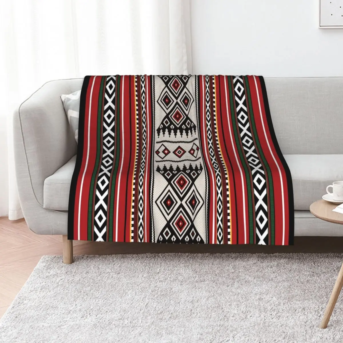 

Beautiful Sadu Texture Background Red Rug Vintage Pattern Throw Blanket Decorative Sofa Fashion Sofas Baby Blankets