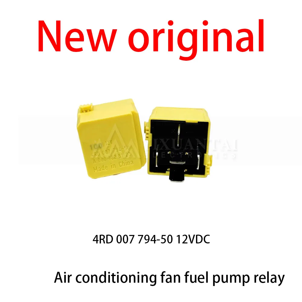 

10Pcs/Lot New original 4RD 007 794-50 12VDC Air conditioning fan fuel pump relay