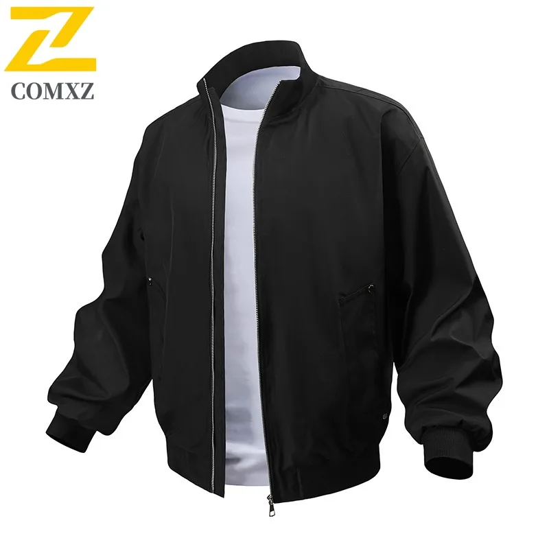 

COMXZ Gorpcore Chaqueta Loose Trendy Windproof Outdoor Cycling Adventure Climbing Solid Color Jacket Autumn Man Clothes Jacket
