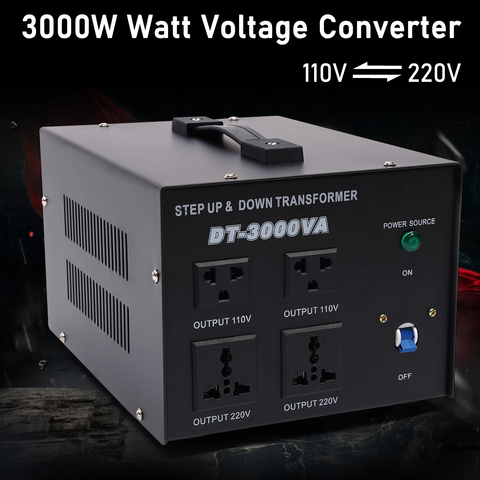 3000W Voltage Regulator Converter Transformator 220V Naar 110V Step Up/Down