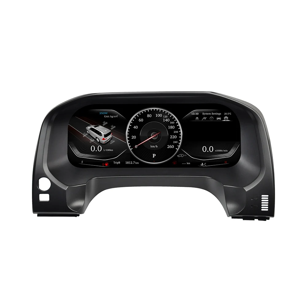 Digital Dashboard Speedometer For Toyota Prado 2010-2019 Virtual Cockpit Panel 12.3