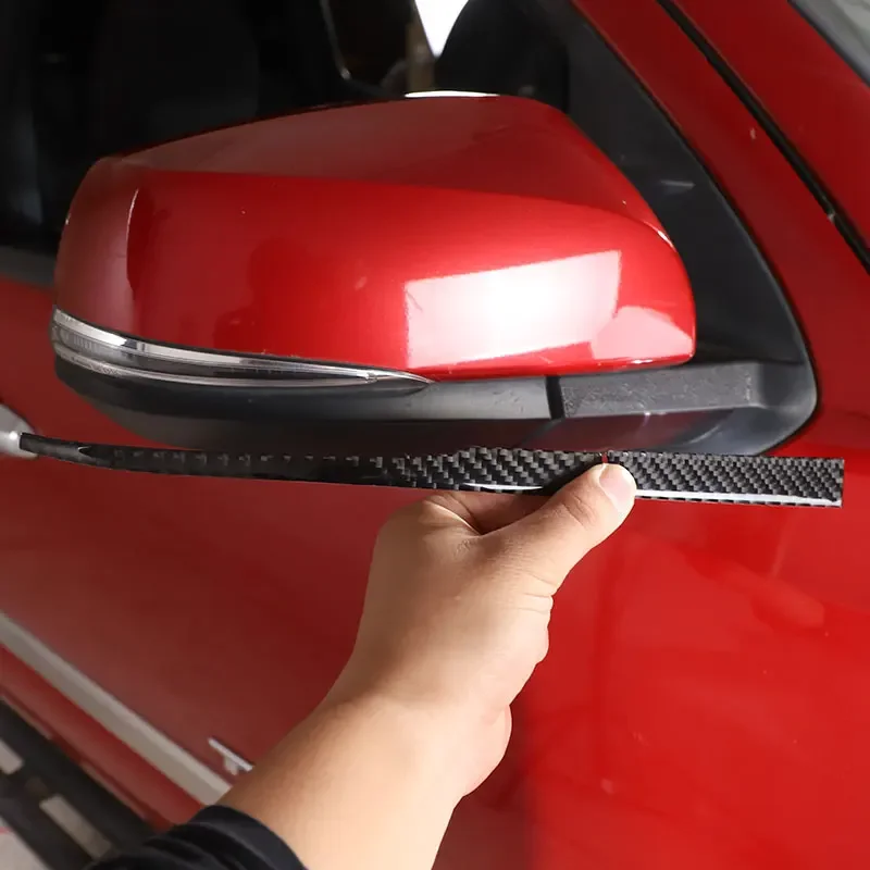 

For Toyota Tacoma 2015-2022 Soft Carbon Fiber Car Exterior Rear View Mirror Strip Trim Stickers Car Accessories