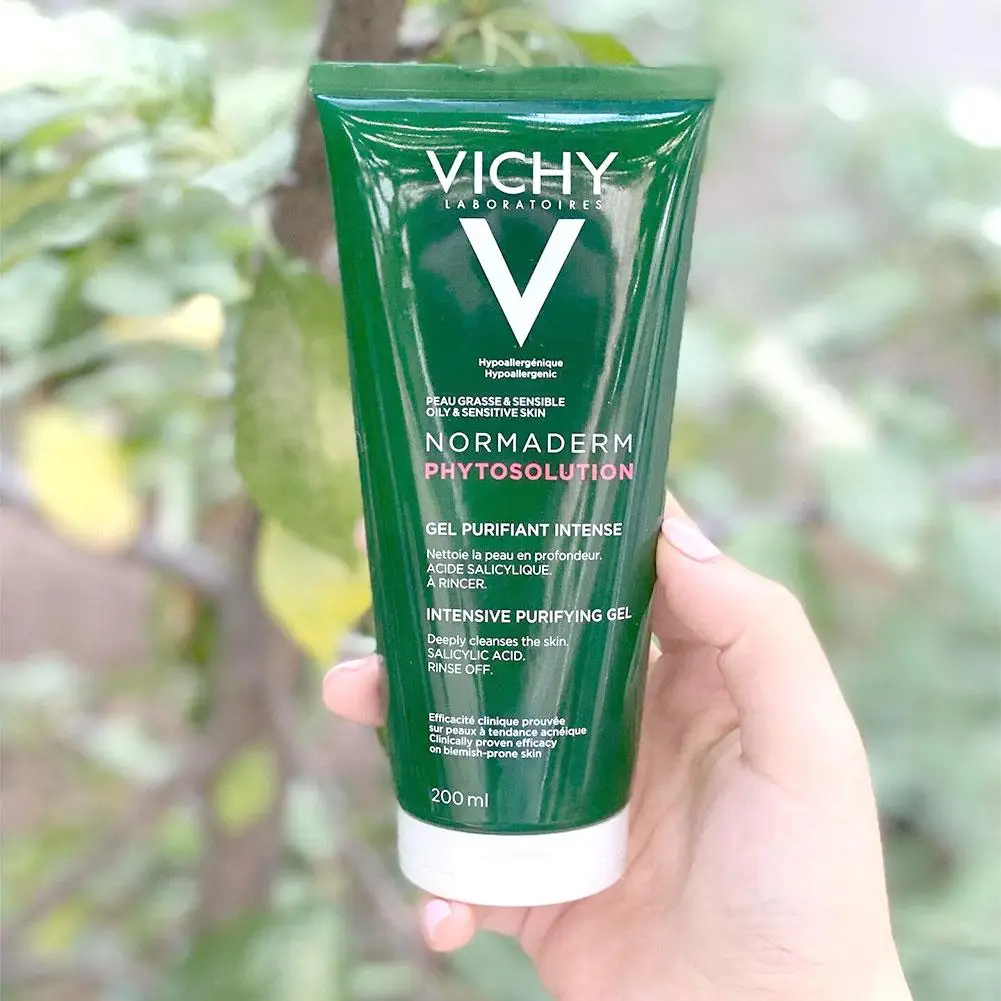 

VICHY очищающий гель против прыщей, увлажняющий, восстанавливающий, для облегчения солнечных ожогов, уход за акне для чувствительной кожи, 200 мл, корейский уход за кожей