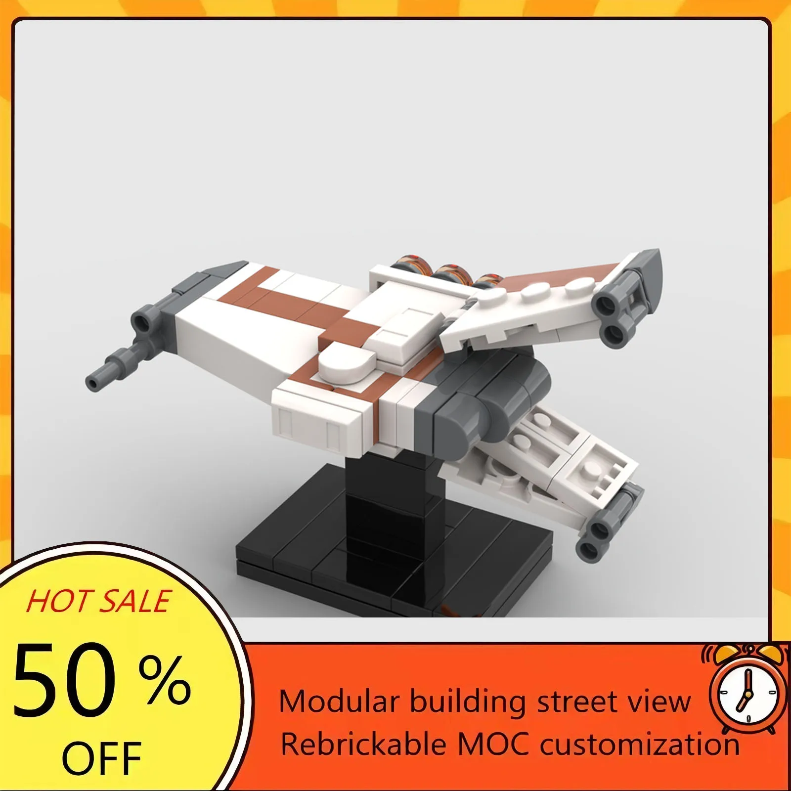 

84PCS Popular Space War Movie Model MOC Building Bricks Spaceship Modular Technology Gifts Holiday Assemble Children Toy Suit