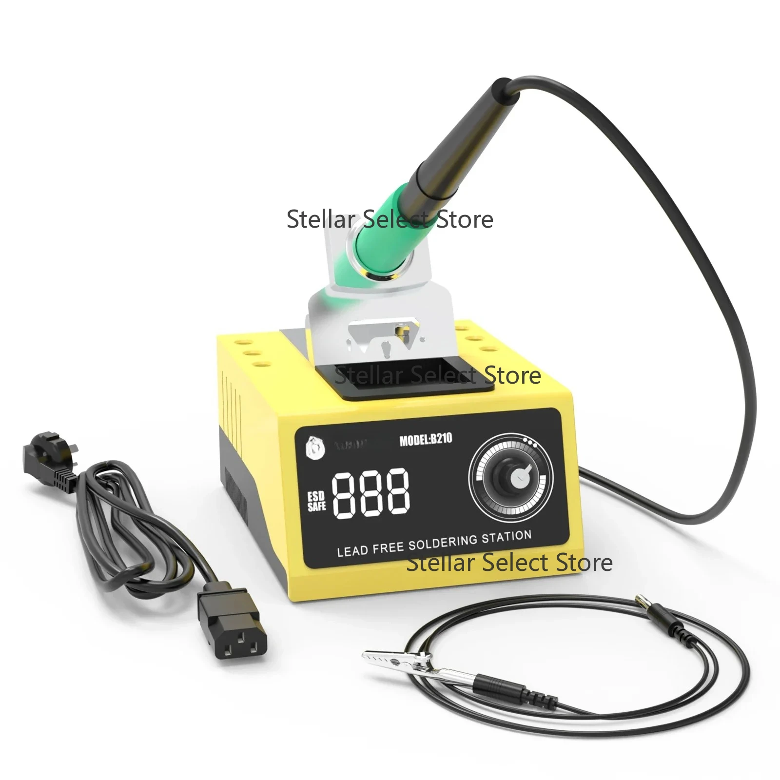 85W B210 OLED Digital Adjustment Auto Sleep Electronic Repair Soldering Station 1s  Heating With 210 Micro Welding