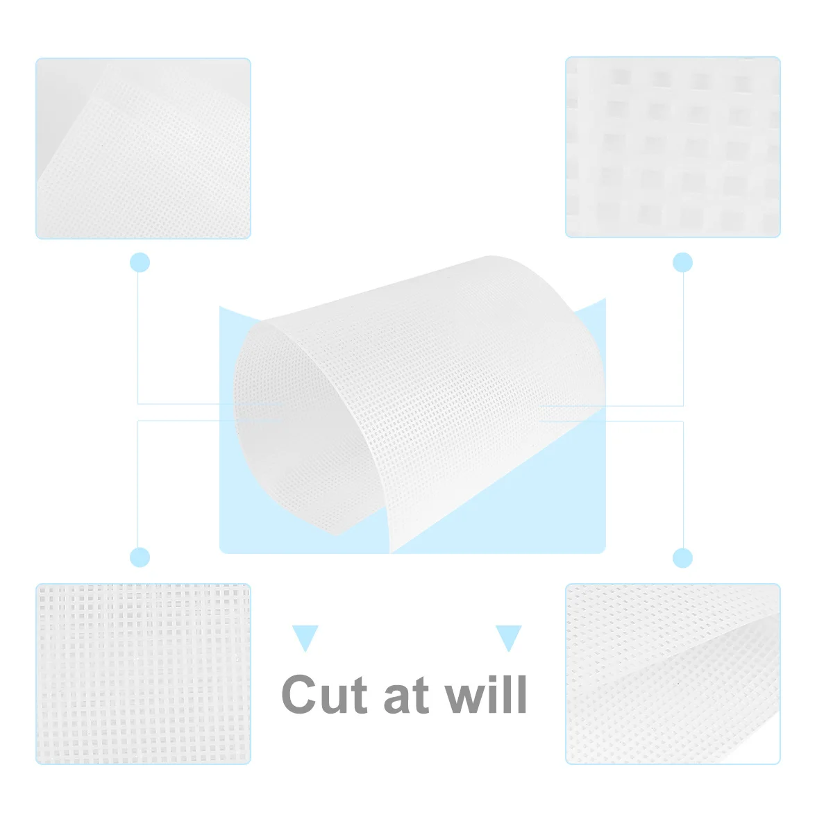 3 قطعة صفائح قماش بلاستيكية شبكية DIY بها بنفسك عبر غرزة الملونة كوستر الوسادة التطريز صياغة اكسسوارات الحياكة الكروشيه