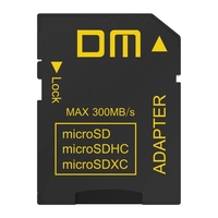 DM Adapter SD4.0 UHS-IIcomptabile with microSD microSDHC microSDXC transfer speed can up to 300MB/s CCk02