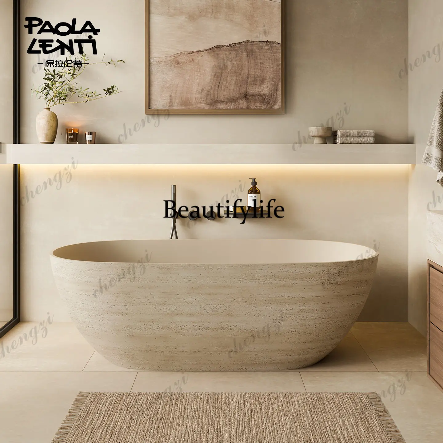 Bathtub Home Hotel   Bathroom Integrated Separate Deep Soaking Bath