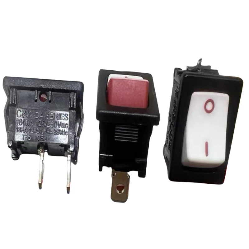 

1pcs/lots U.S.A. C&K DA102J21S215PQF Small Boat Switch 2-pin 2-speed 15*21mm Warp Power 16A