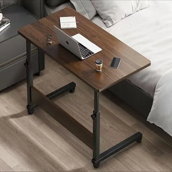 mobile side table height adjustable sofa simple auxiliary desk living room sleeping table