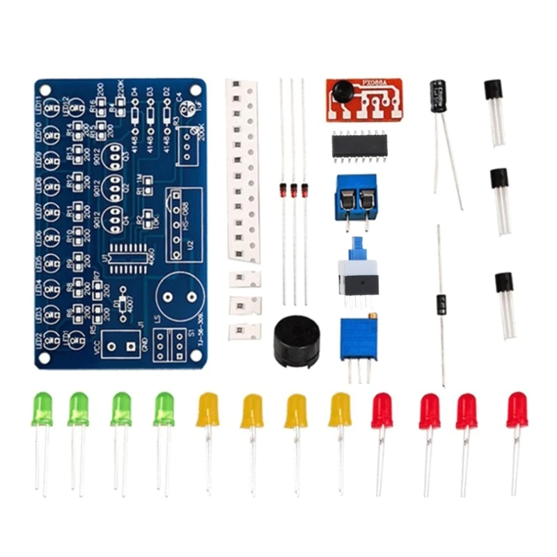 Electronic DIY Light Kits Flashing Soldering Practice Board PCB Circuit Training Suite