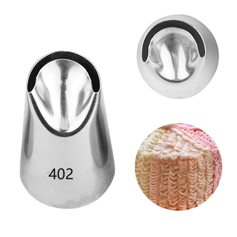 1pc Large Size Russian Tulip Cream Confectionery Cake Cupcake Chrysanthemum Nozzles For Kitchen Pastry Baking Tools #402 402L