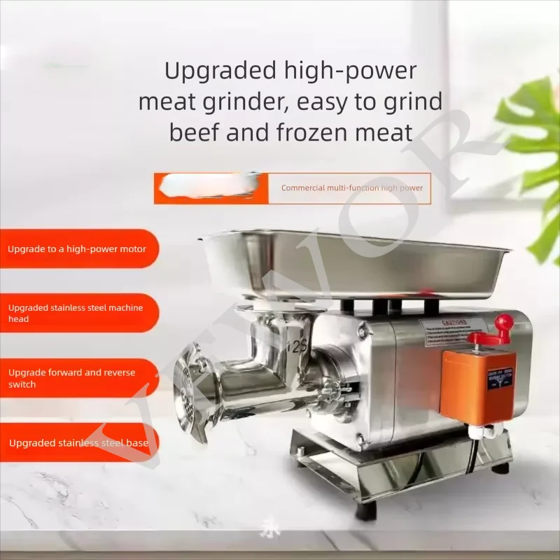 Commercial High-Power Stainless Steel Large-Scale Meat Minced Enema Machine New Condition for Fully Automatic Butcher Shop
