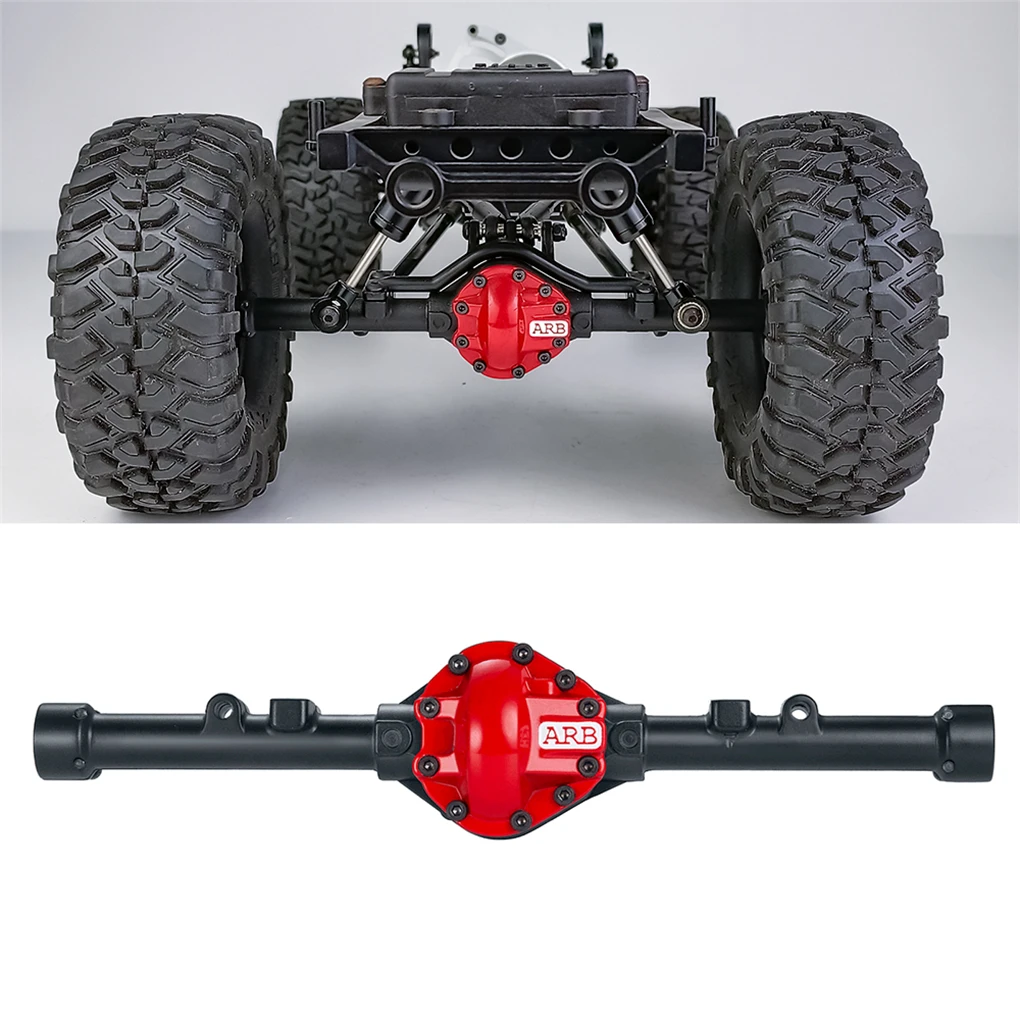 

Aluminum Alloy 1/10 Front Axle Housing For 4WD D90 D110 RC Car Part RC Car Accessories Replacement Parts RC Upgrade Part Red