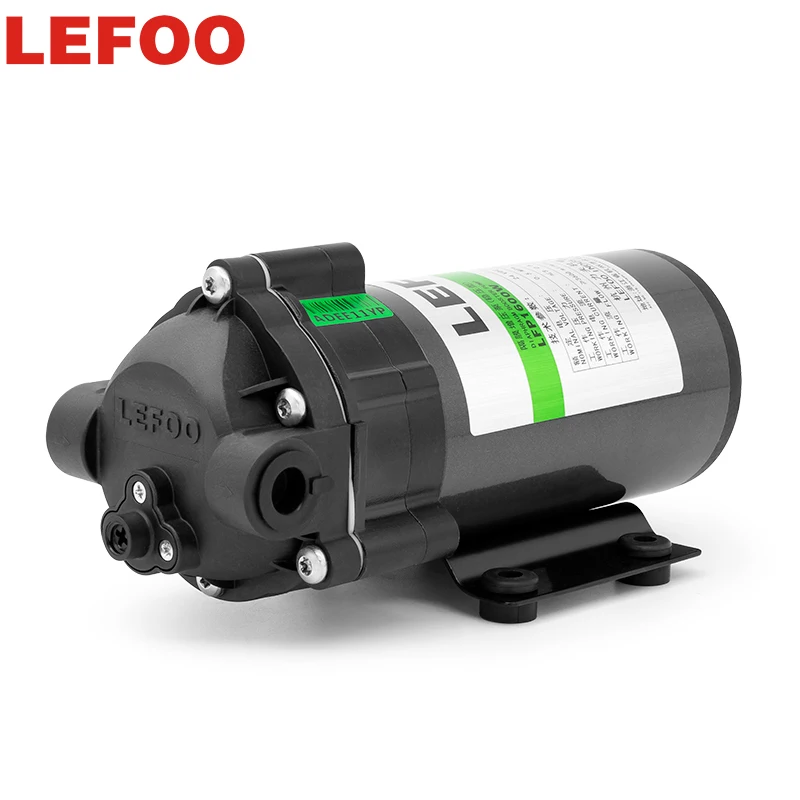 High Efficiency 3.6LPM 24VDc Ro Diaphragm Booster Pump 600gpd Under Sink Transformer Pump for Water Purifier