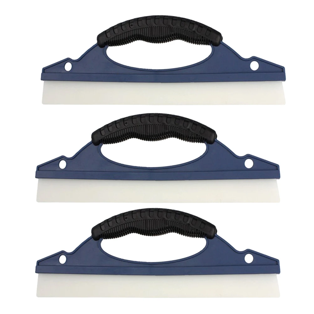 

3 Pcs Glass Scraper Car Window Squeegee Mirror Cleaner Marble Tile Ceramic Floor Pool Slide Cleaning Tool