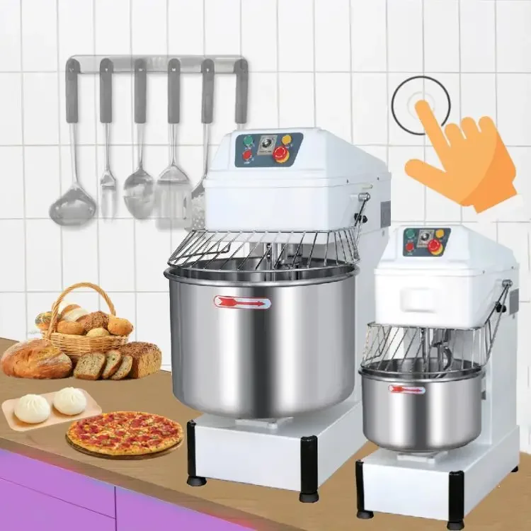 Pizza Taiwan price 12 20 25 kg 30 40 l 50 60 liter 90 qt food bread kneader flour pastry dough maker making mixer mixing machine