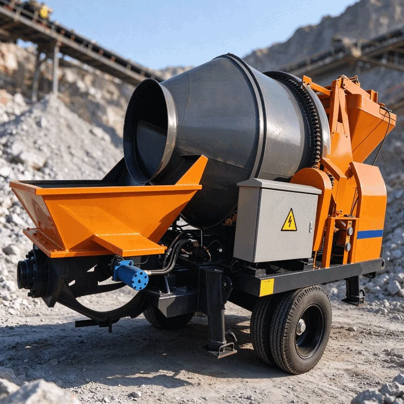 Customized New Type Diesel Concrete Mixer Uniform Mixing Cement Equipment Direct Supplied By Original Manufacturer