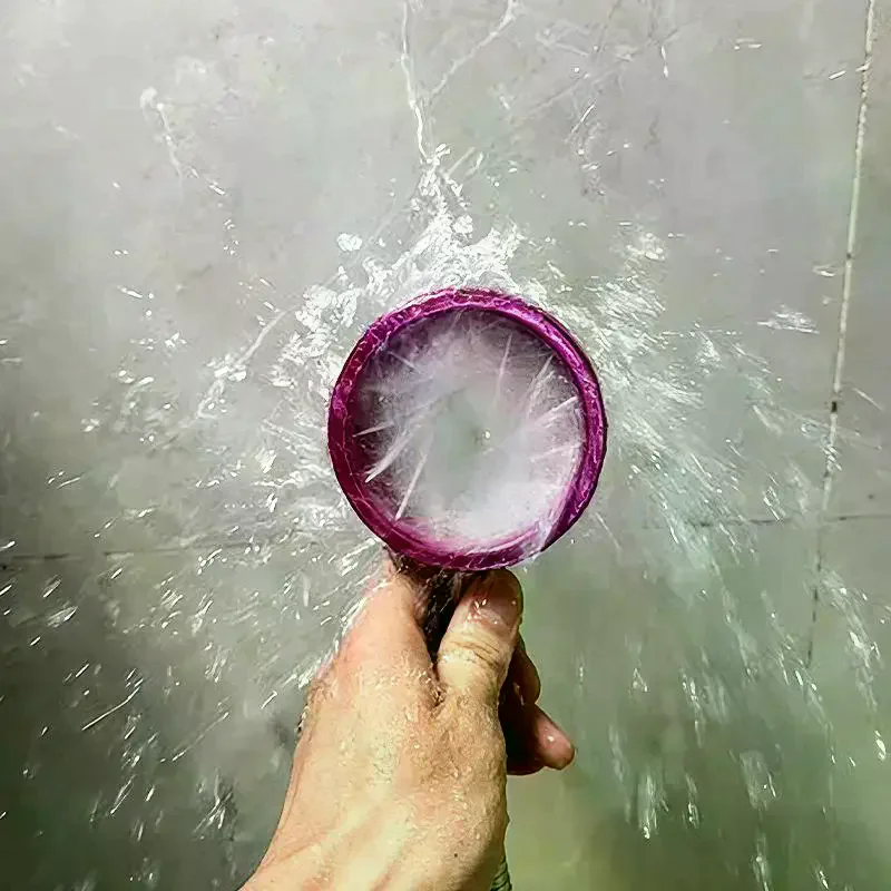 Circular Flushing Massage Sprayer Men Shower Nozzle High Pressure Spiral Nozzle Pet Foot Wash Tool Bathroom Shower Head 1Pcs
