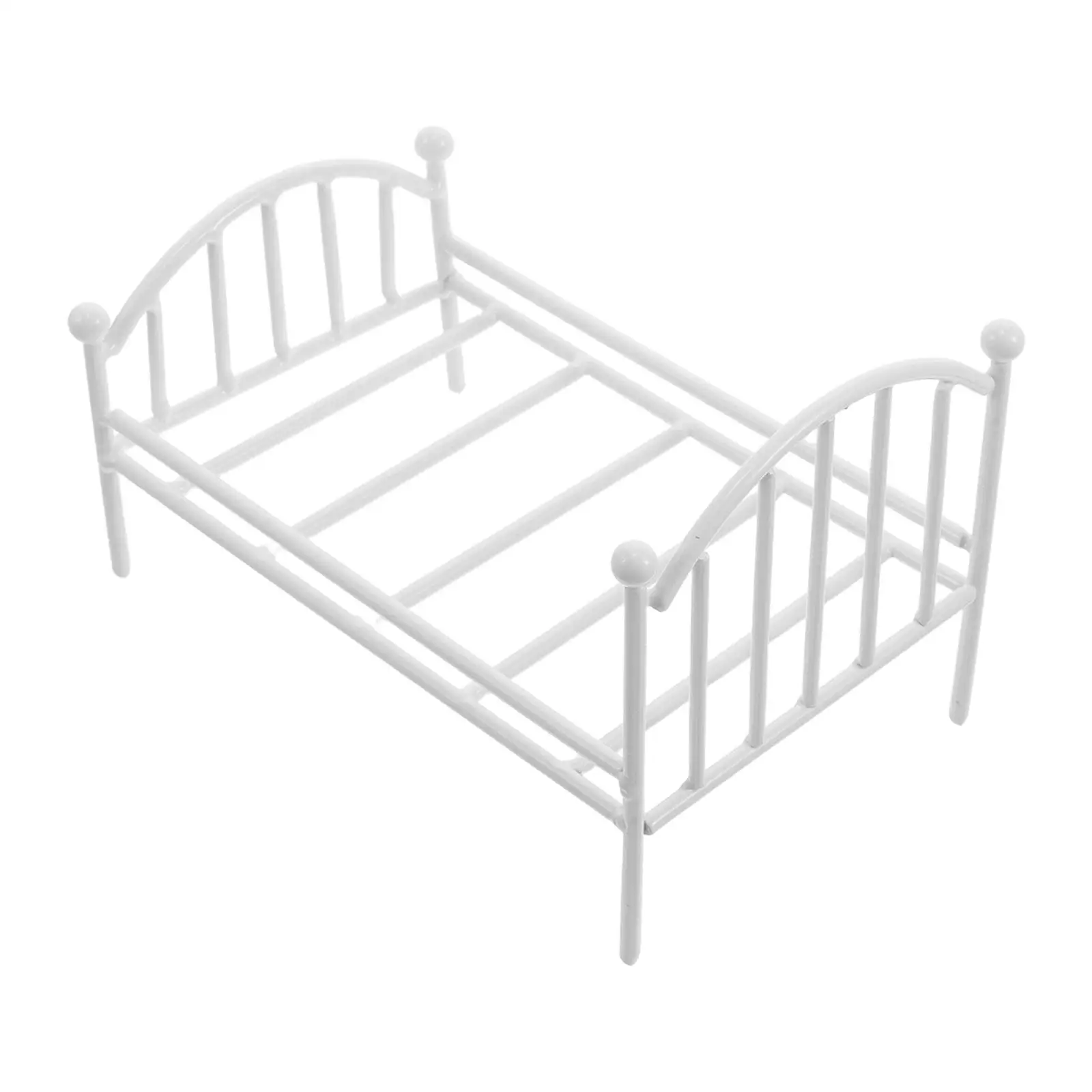 

Small Bed Flower Pot Stand Miniature Iron Material Elegant Design Versatile Base Compact Size House Furniture