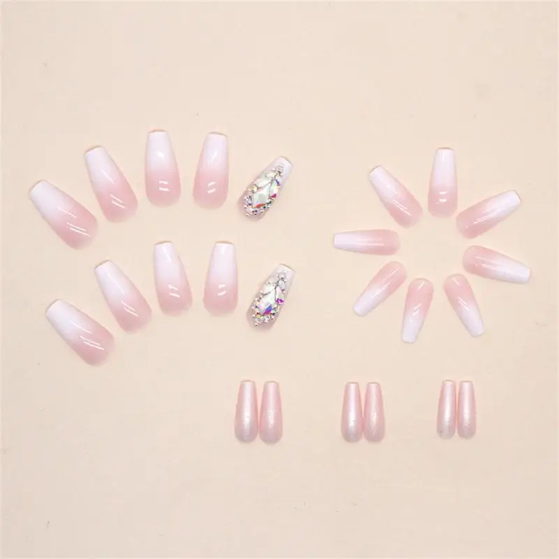 Nail Enhancement Tablets Natural Comfortable Length Gradual Explosive Sparkling Beauty Nail Sticker Flash Nail