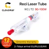 Co2レーザーチューブ付き木製ボックス,clouddray reci w2/t2 90w-100w 2レーザー切断機,80mm/65mm,z2 1