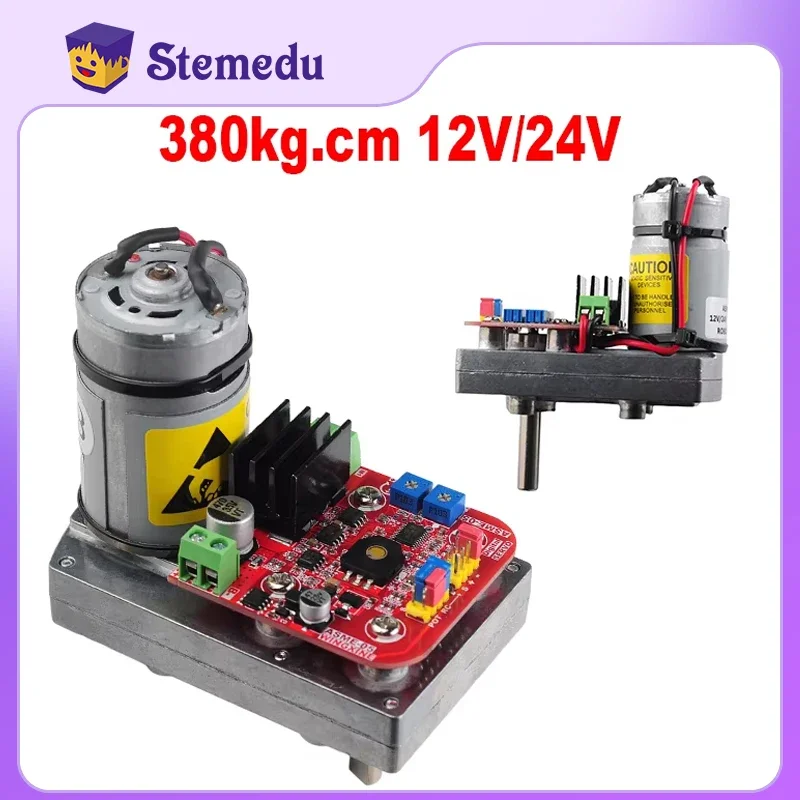 ASME-05B Servo 380kg.cm Servo in lega a coppia elevata 12V/24V per braccio robot di grandi dimensioni per telecamera di controllo valvola braccio robot Controllo PTZ