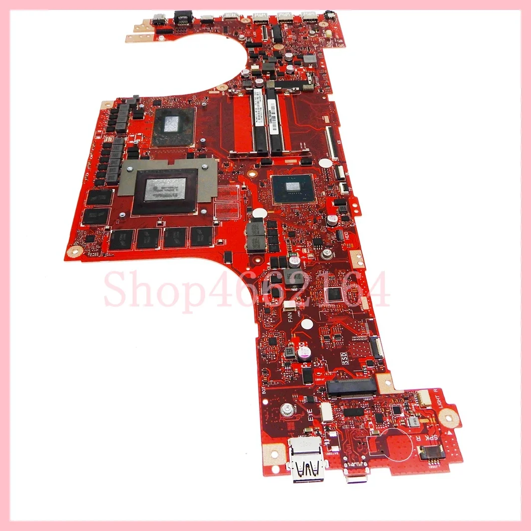 Imagem -03 - Placa-mãe Portátil para Asus Rog Gl704gw I78750h Cpu Rtx2060 Rtx2070 Gpu Gl704g Gl704gv S7cw Gl704 Gl704gw Mainboard