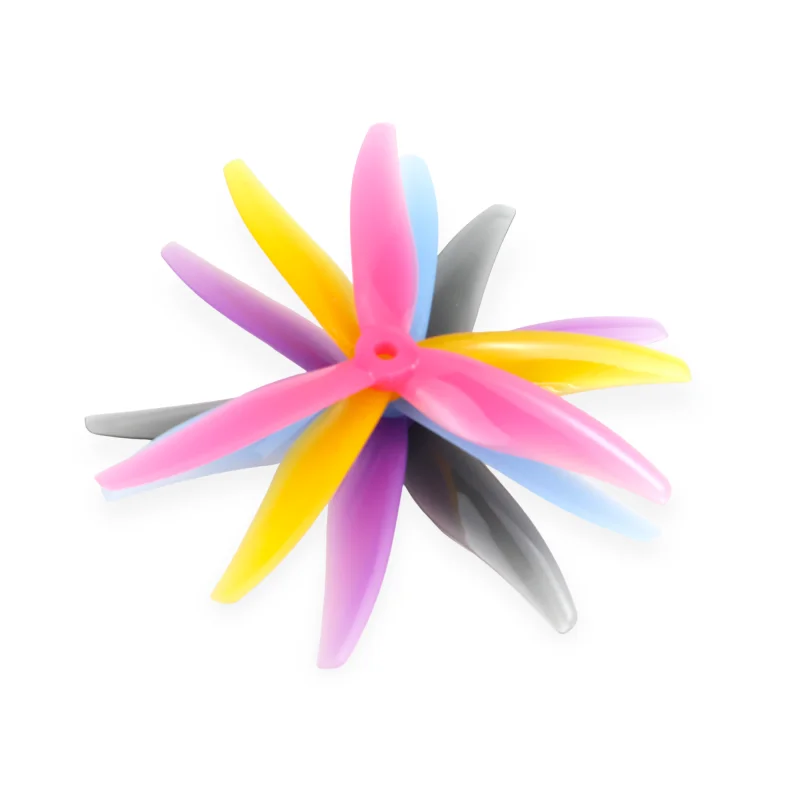 Gemfan 5129 3-Blade Propeller 5inch FPV Freestyle 129.7mm Diameter 5mm Shaft Hole for 2306 2207 Motor Multi-Color